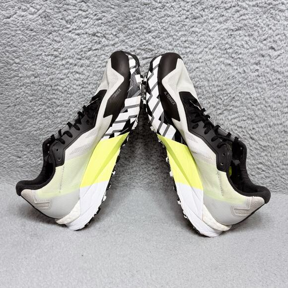 Adidas Terrex Agravic Ultra Womens Size 10 Trail Running Shoes White Yellow - Picture 6 of 9